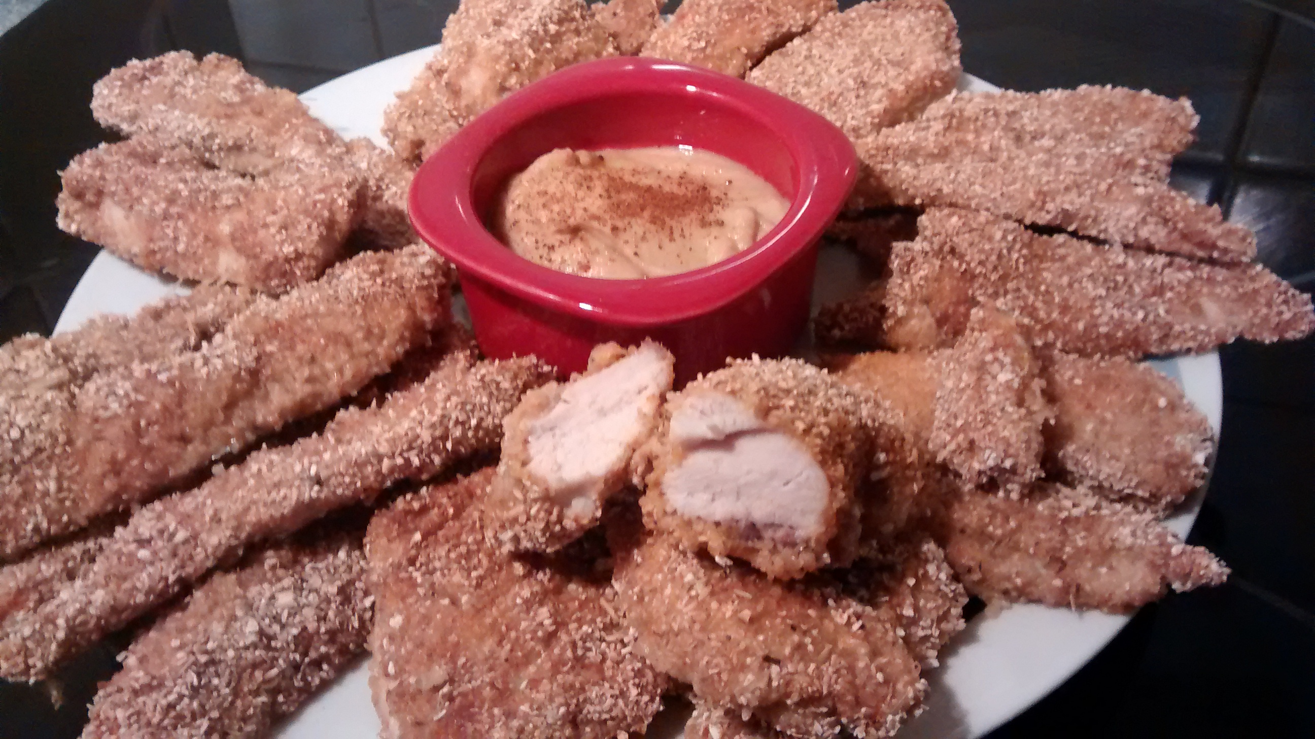 Aiguillettes de poulets panées 100% minceur