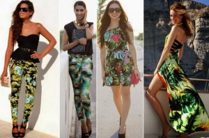 motifs tropicaux