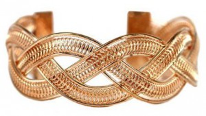 Bracelet manchette doré mode