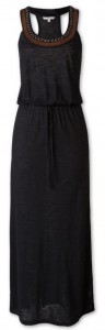 Robe longue noir été bohème
