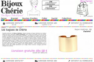 avis site bijoux chérie