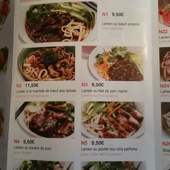 menu my noodles paris