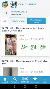 application cosmétiques ufcquechoisir
