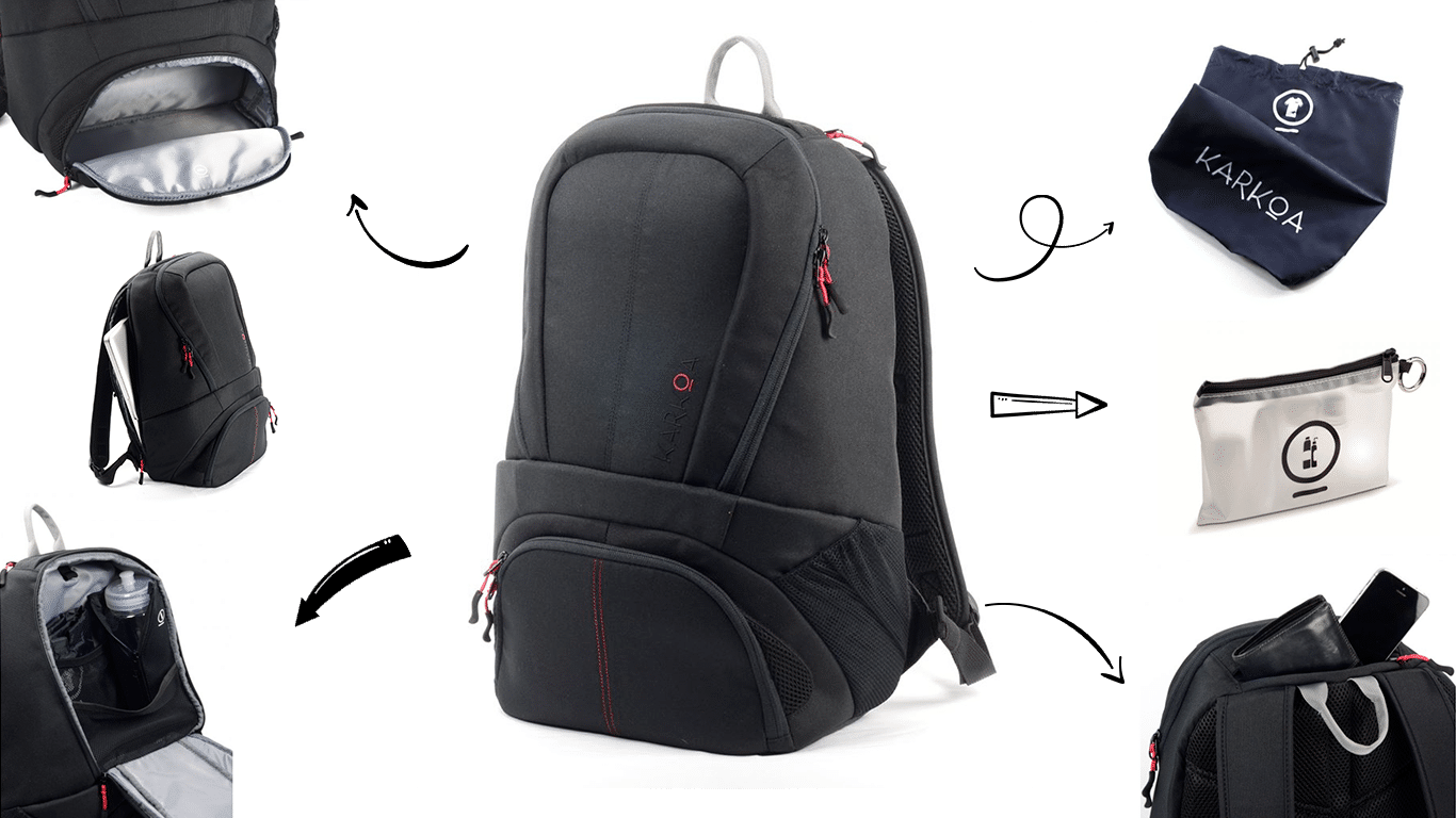 Sac de sport pratique et compartimenté : le Nomad 25 de Karkoa